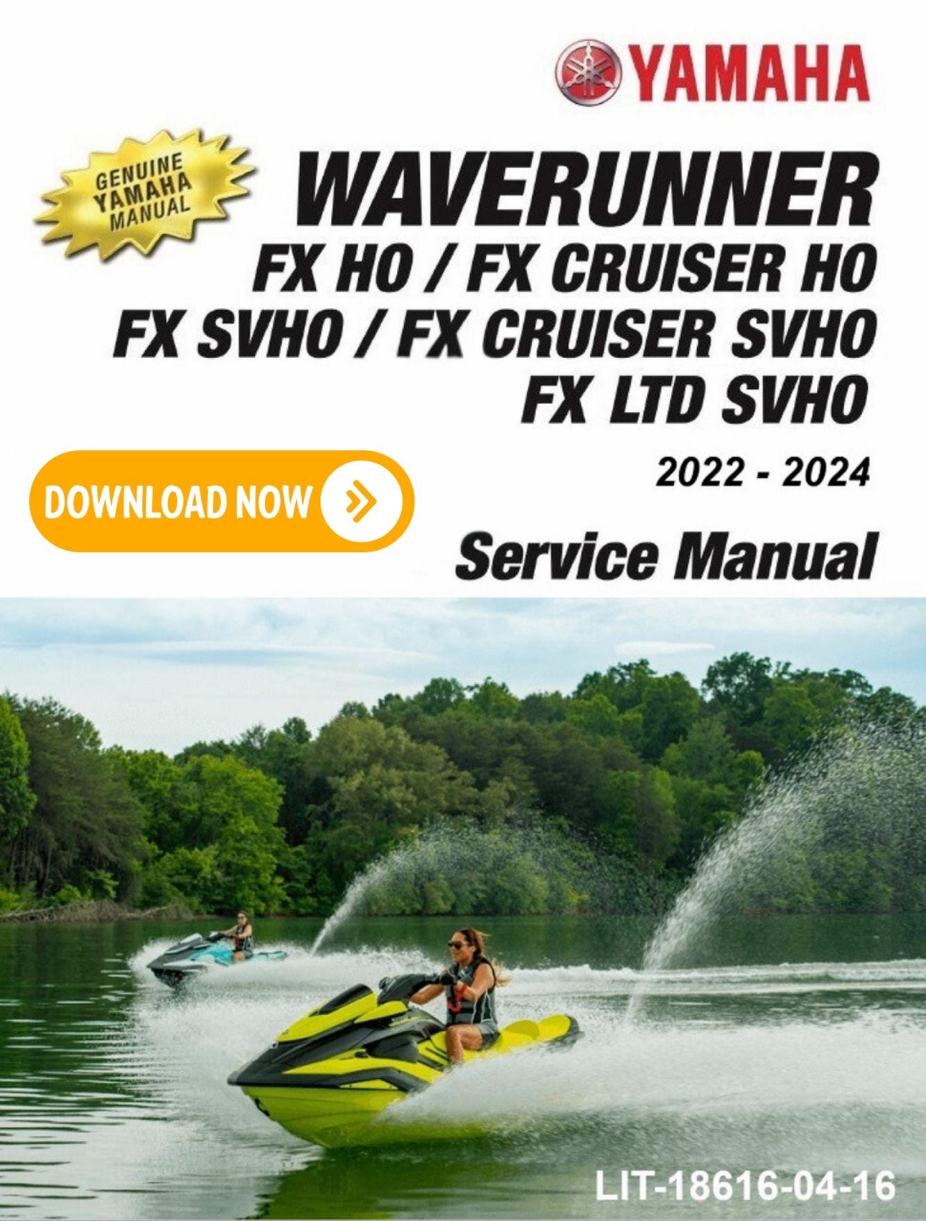 Yamaha 2022-2024 Waverunner FX SVHO Service Manual