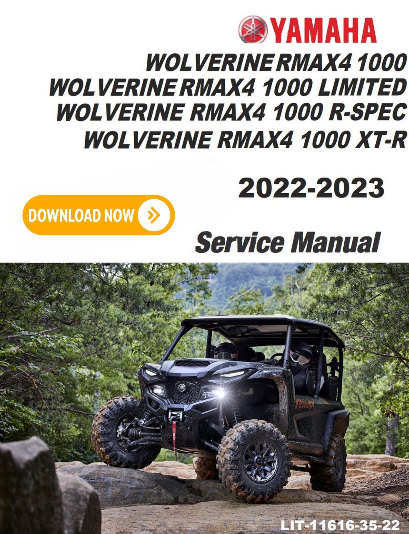 Yamaha 2022 - 2023 Wolverine RMAX4 1000 XT-R Service Manual