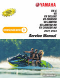 Yamaha 2021 - 2023 Waverunner VX-C Service Manual