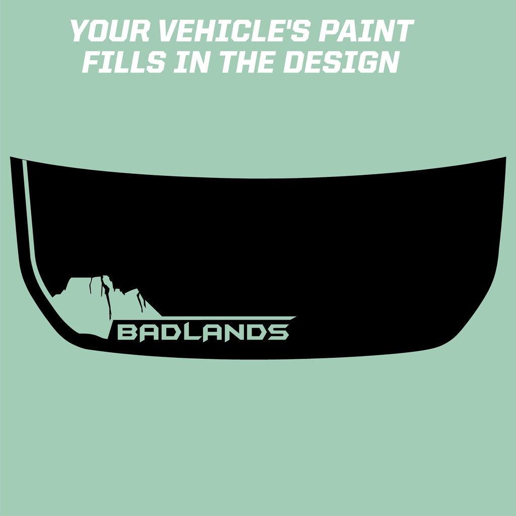 2021+ Bronco Badlands South Dakota Hood Overlay