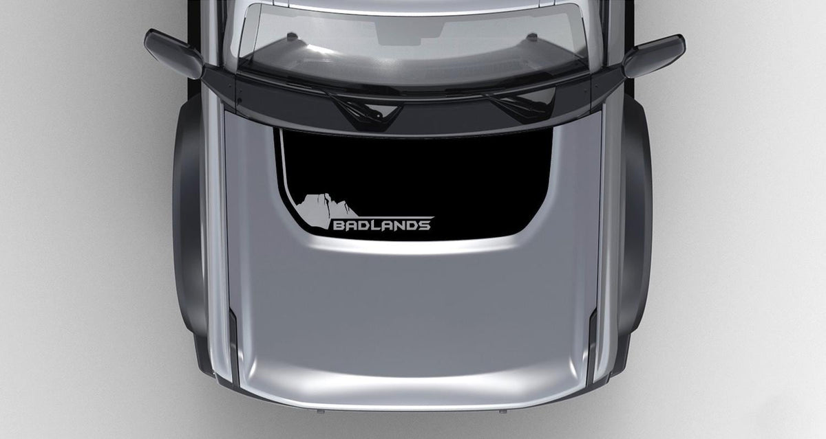 2021+ Bronco Badlands South Dakota Hood Overlay