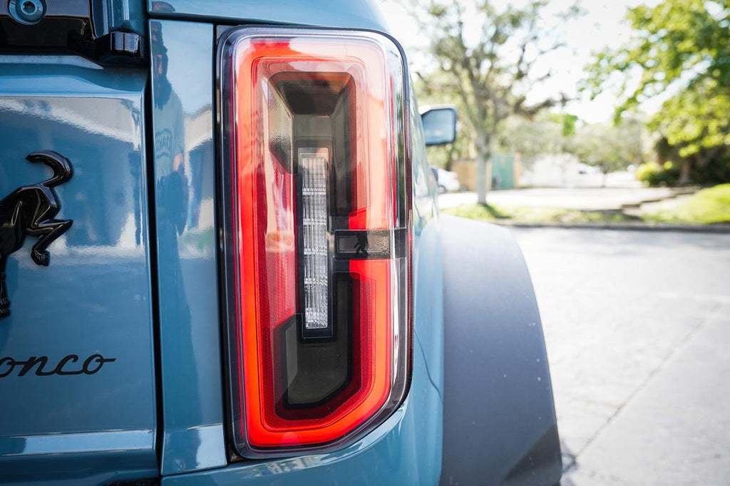 2021+ Bronco Hidden Bigfoot Tail Light Overlay For LED Tails