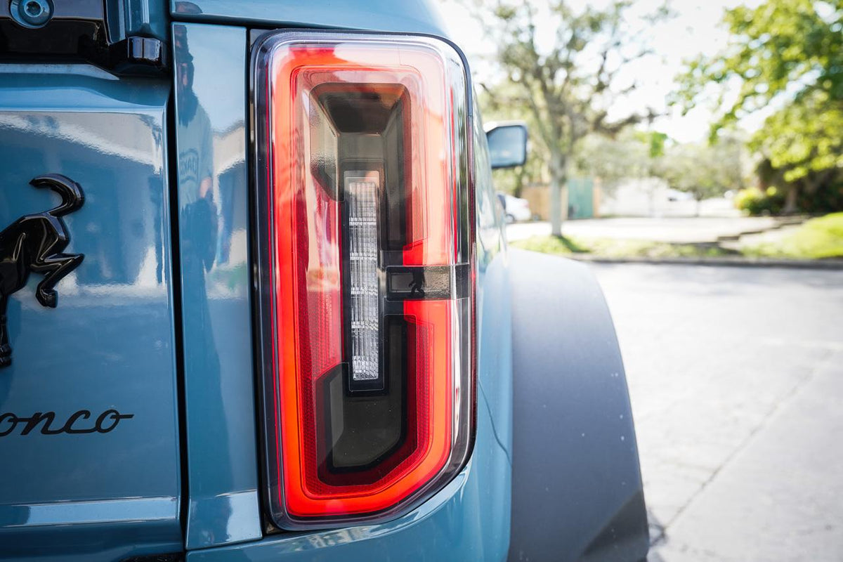 2021+ Bronco Hidden Bigfoot Tail Light Overlay For LED Tails