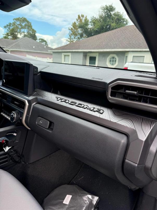 2024 Toyota Tacoma 4th Gen Topographic Map Dash Overlays 2025
