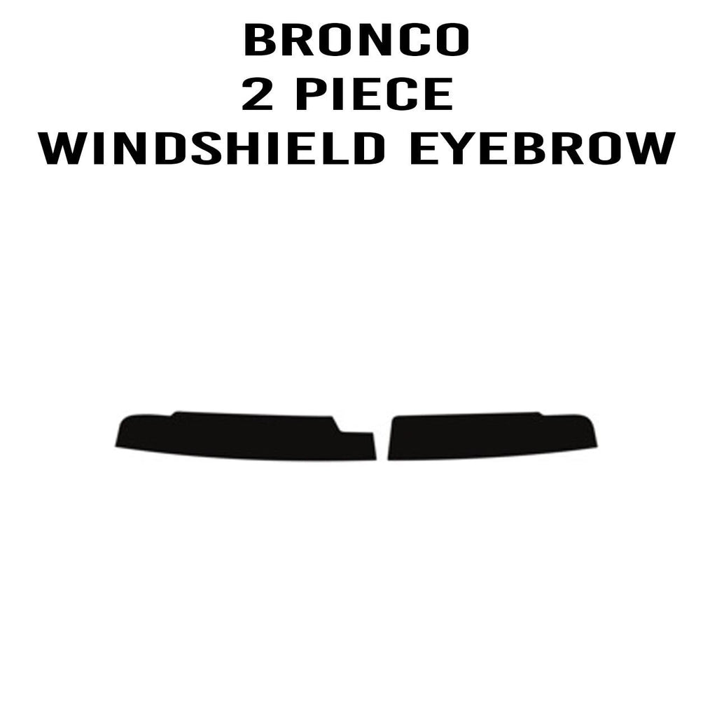 2021+ Bronco Windshield Eyebrow Tint Kit (Tint + Squeegee)