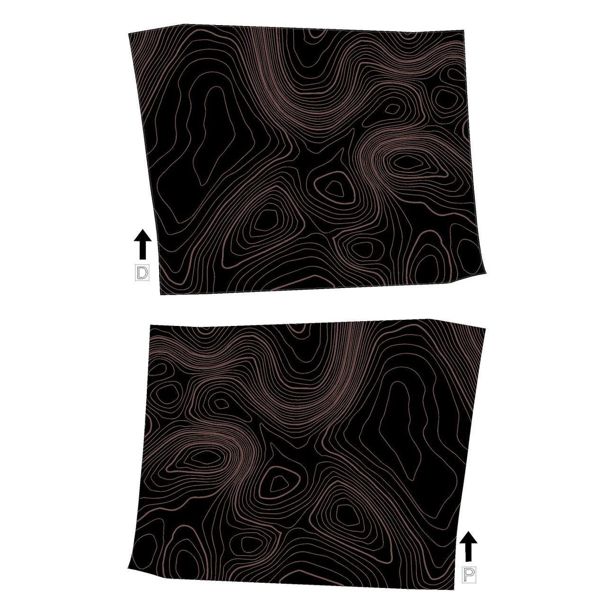 2025 Toyota 4Runner 6th Gen Topographic Key Overlays