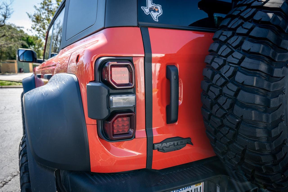 Tailgate Side Edge Guard Protection Film (PPF) for 2021+ Bronco