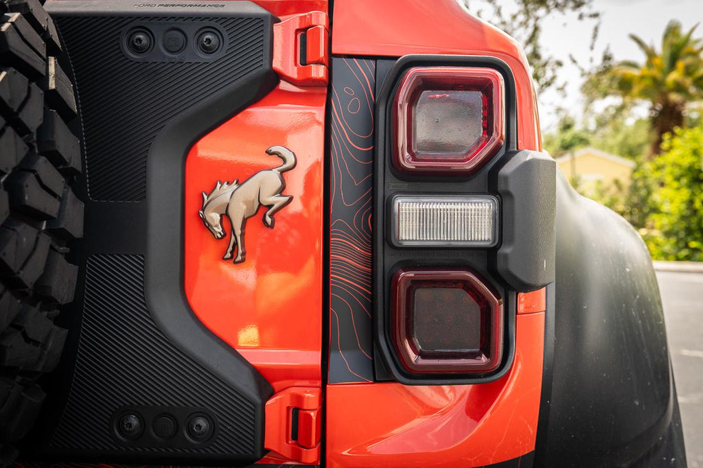 2021+ Bronco Safari Topographic Middle Tailgate Overlays