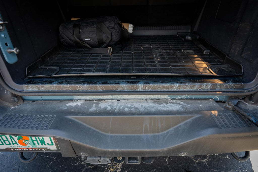 2021+ Bronco Topographic Map Cargo Ledge Protection