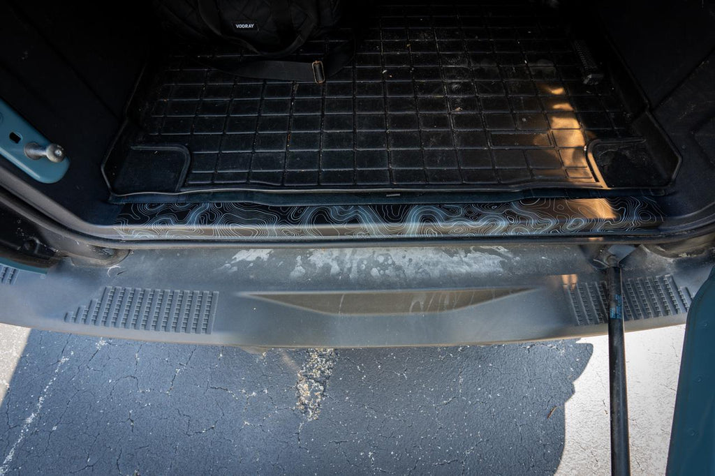2021+ Bronco Topographic Map Cargo Ledge Protection