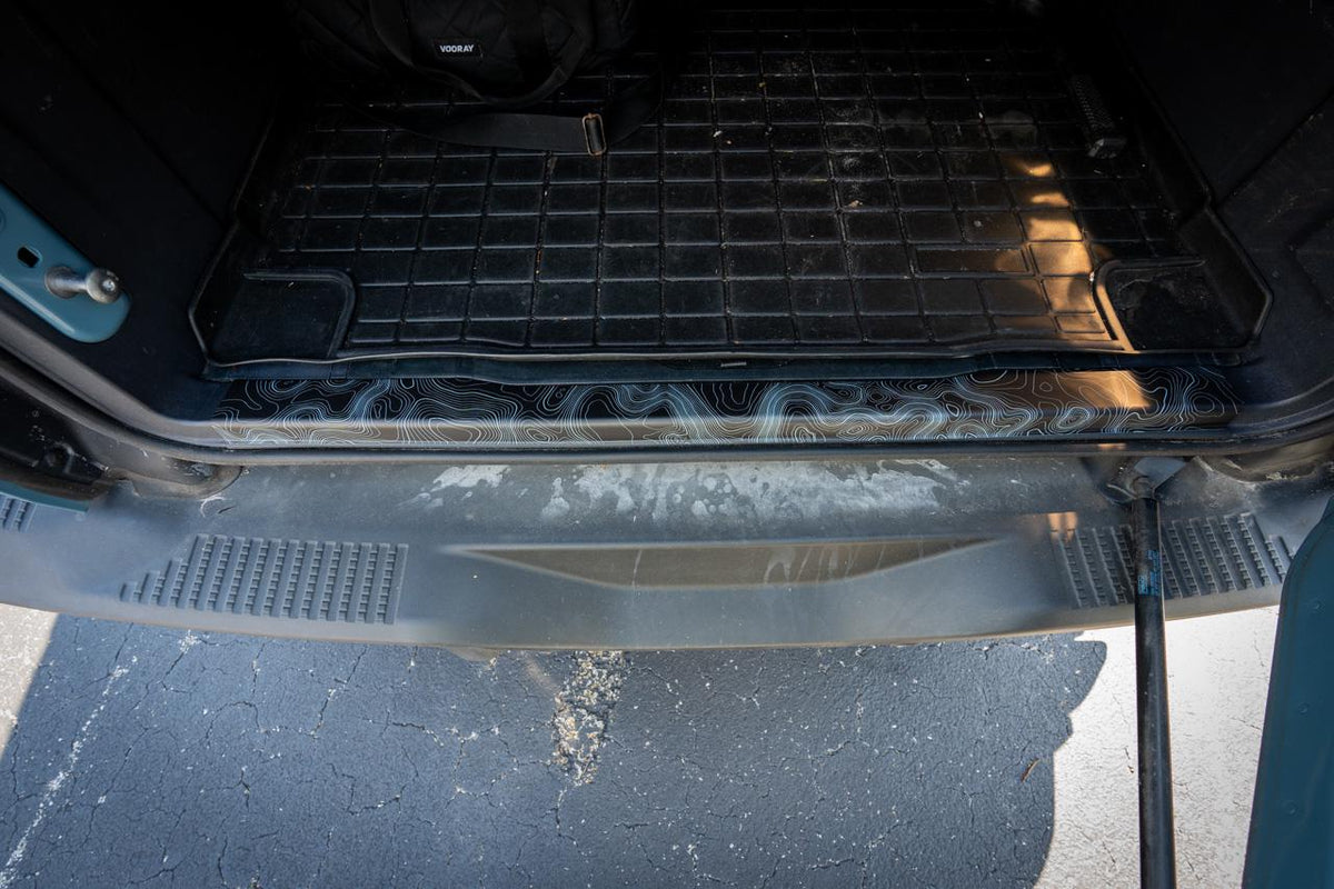 2021+ Bronco Topographic Map Cargo Ledge Protection