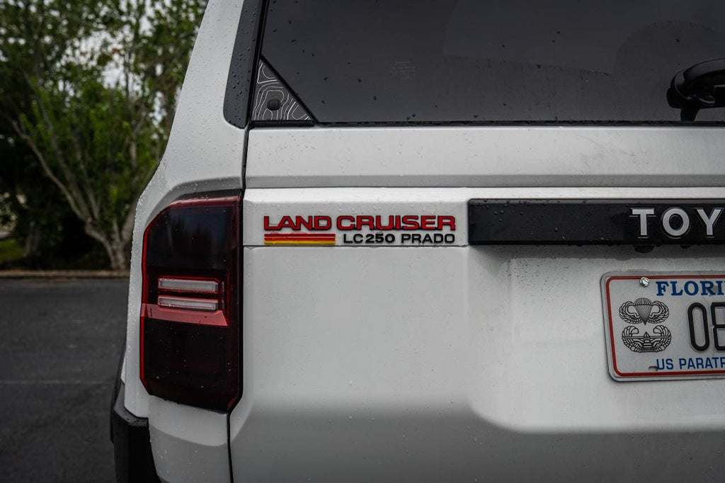 2024 Toyota Land Cruiser Liftgate Overlays 250 Series 2025