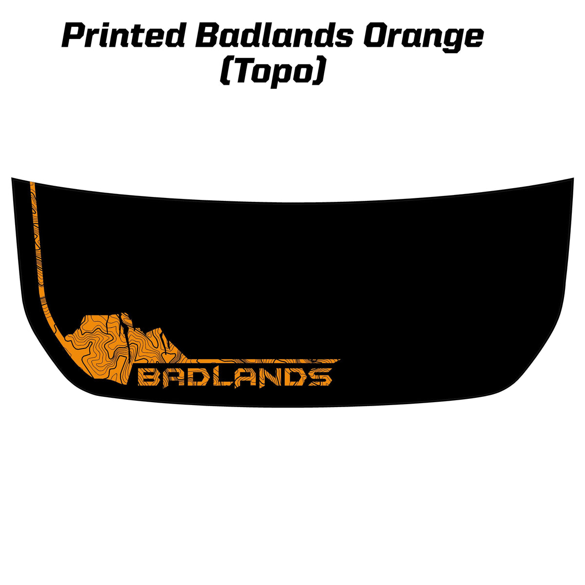 2021+ Bronco Badlands South Dakota Hood Overlay