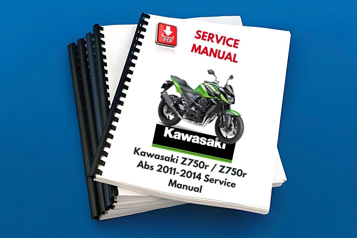 Kawasaki Z750R / Z750r Abs 2011 2012 2013 2014 Service Repair Manual