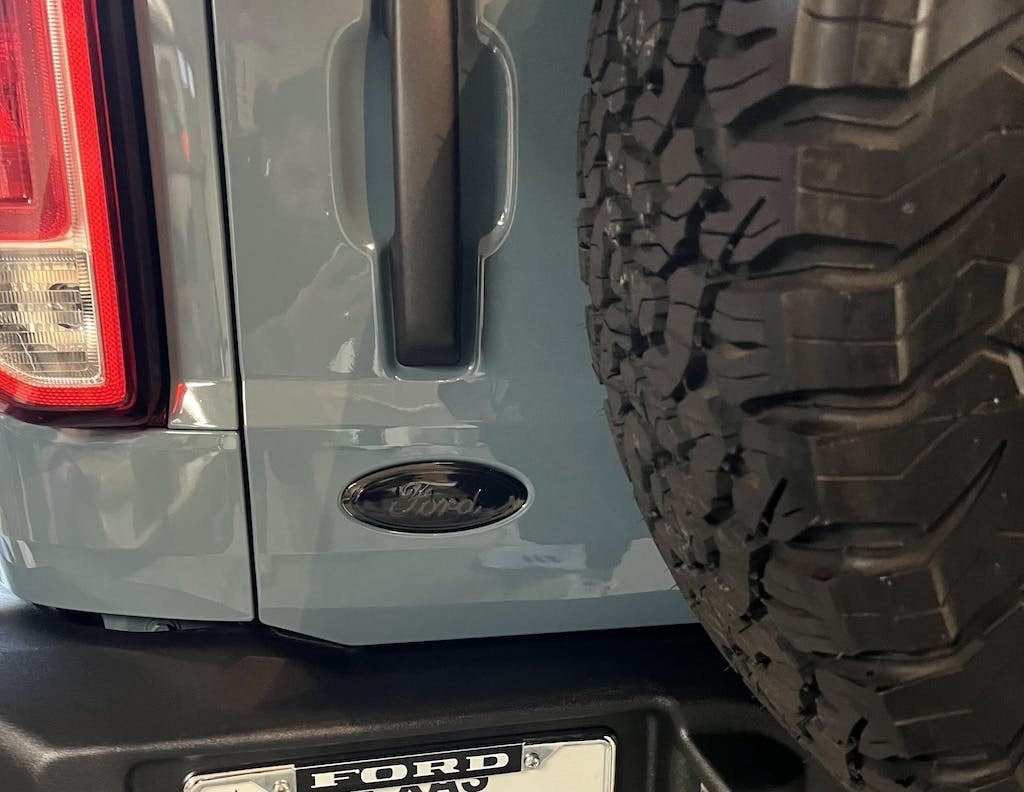 For 2021+ Bronco Rear Oval Overlay Tint 2022 2023 Also Fits Bronco Sport