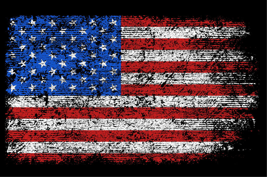 2021+ Bronco Freedom Dash Overlay - American Flag - Decals Stickers