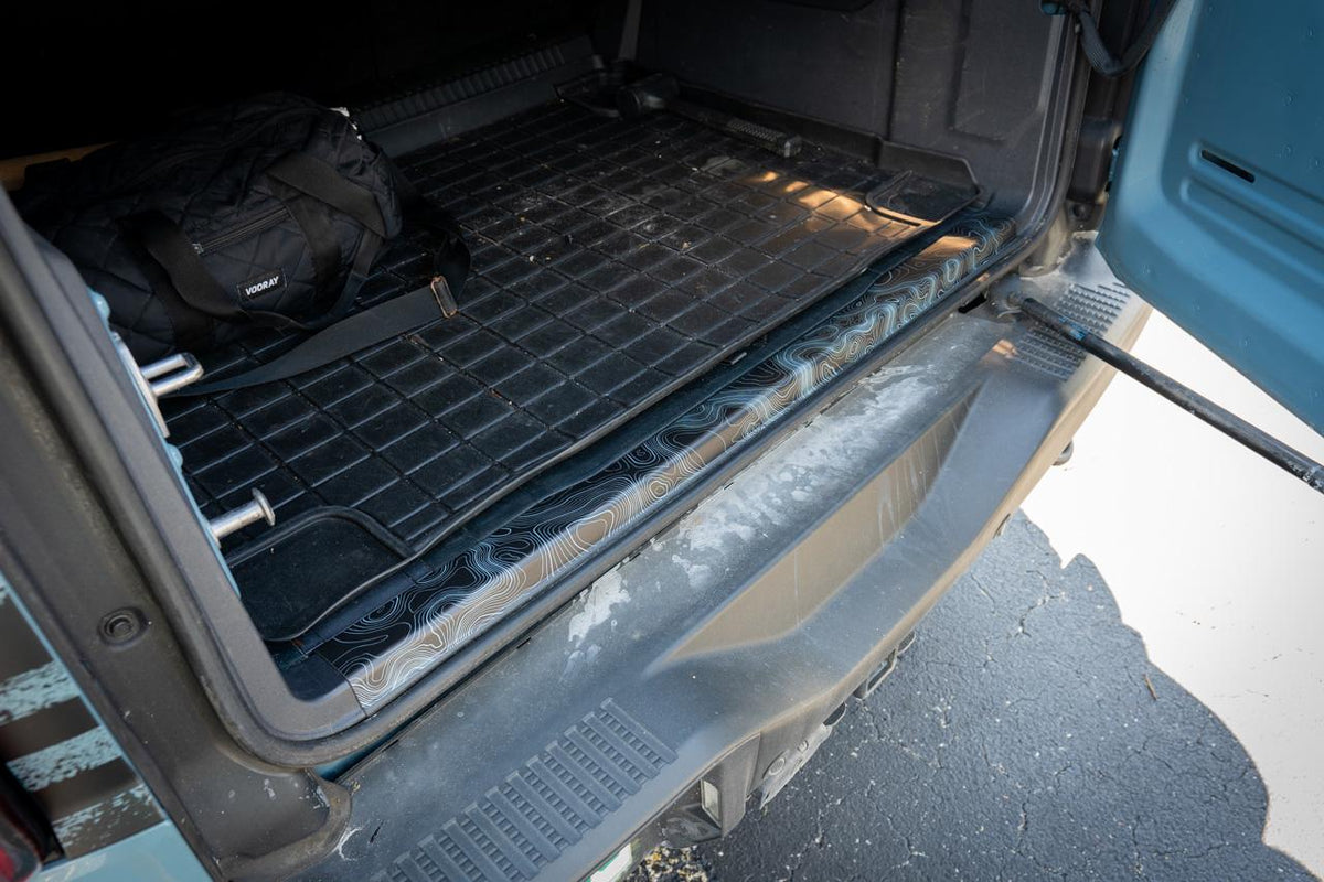 2021+ Bronco Topographic Map Cargo Ledge Protection