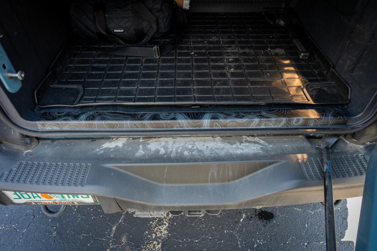 2021+ Bronco Topographic Map Cargo Ledge Protection