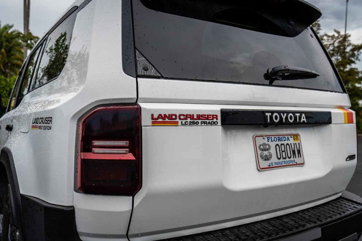 2024 Toyota Land Cruiser Liftgate Overlays 250 Series 2025
