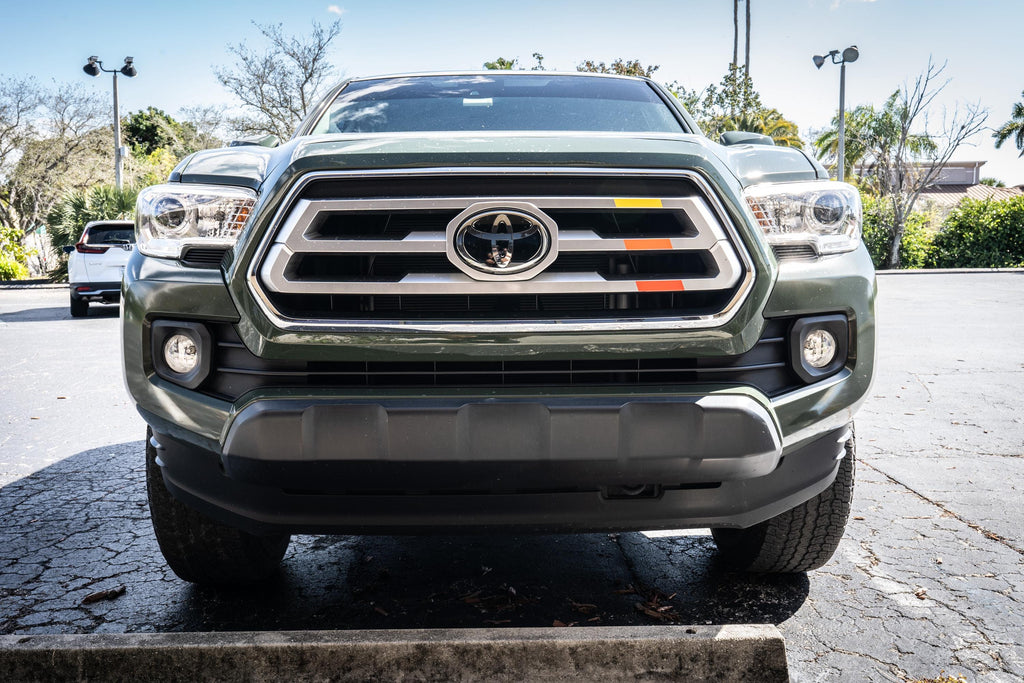 2016-2023 Toyota Tacoma Tri Bar Heritage TRD Style Grille Overlays