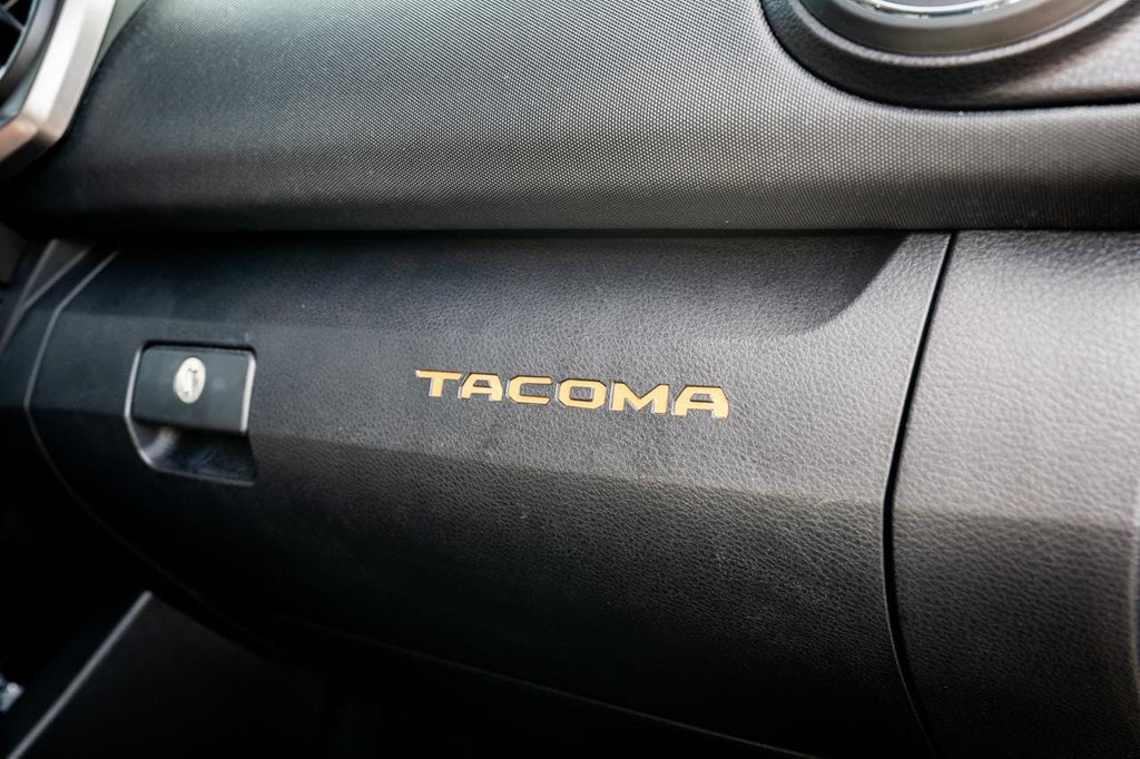 2016-2023 Toyota Tacoma Glovebox Overlays Vinyl Decal - 3rd Generation
