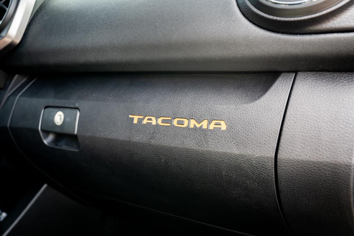 2016-2023 Toyota Tacoma Glovebox Overlays Vinyl Decal - 3rd Generation