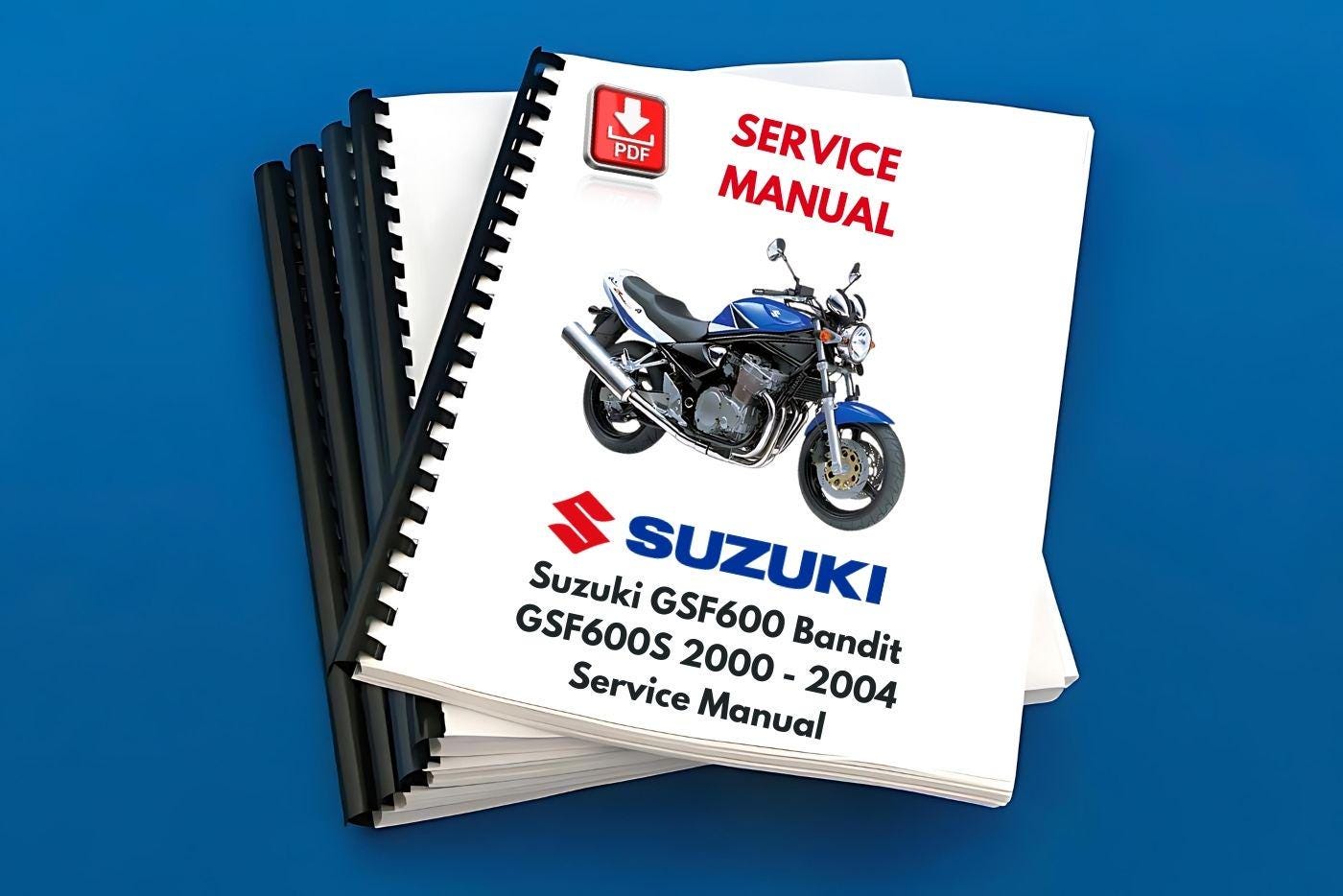 Suzuki GSF600 Bandit GSF600S 2000 2001 2002 2003 2004 Service Manual