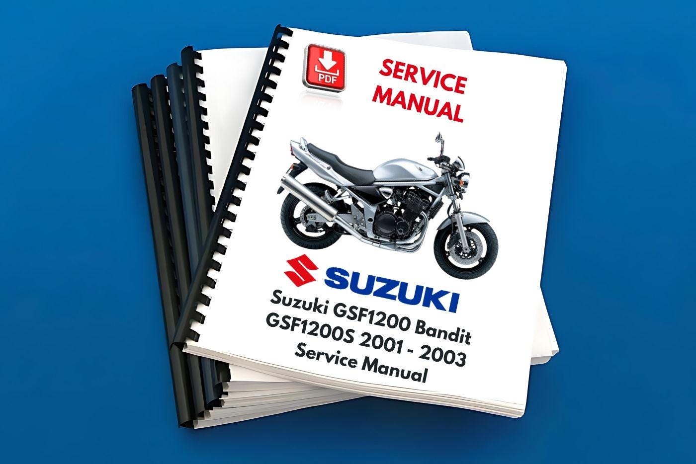 Suzuki GSF1200 Bandit GSF1200S 2001 2002 2003 Service Manual