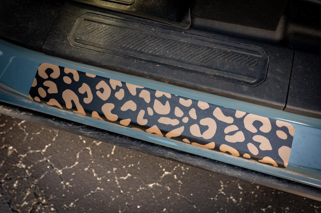 2021+ Bronco Door Sill Thicc Skin Overlays Anti Skid Vinyl Decals Stickers