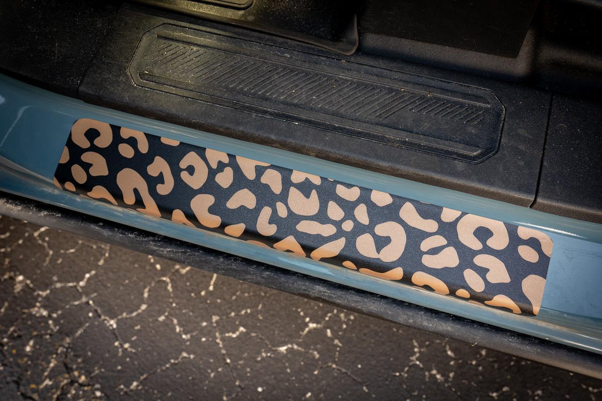 2021+ Bronco Door Sill Thicc Skin Overlays Anti Skid Vinyl Decals Stickers