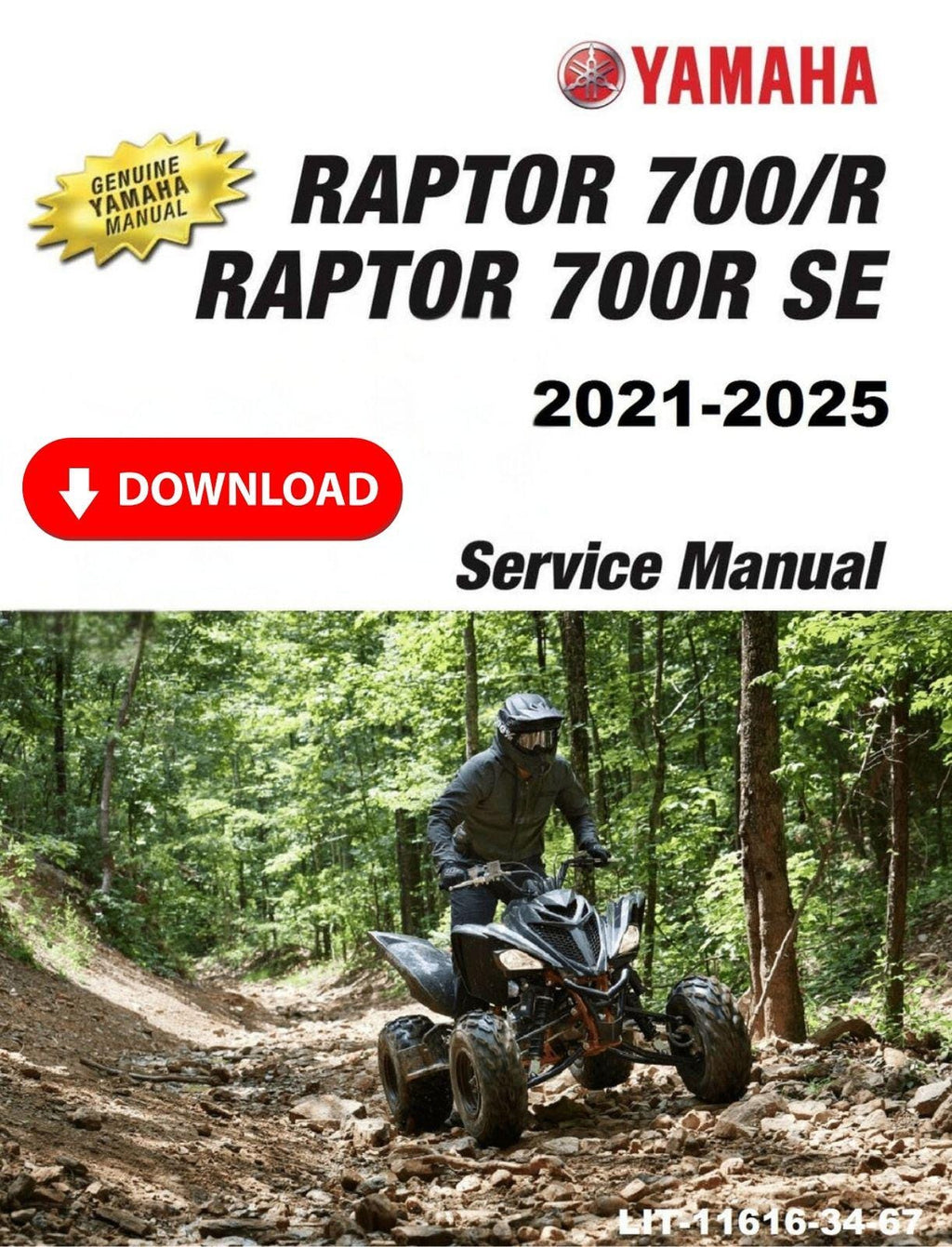 Yamaha 2024 Raptor 700R SE Service Manual