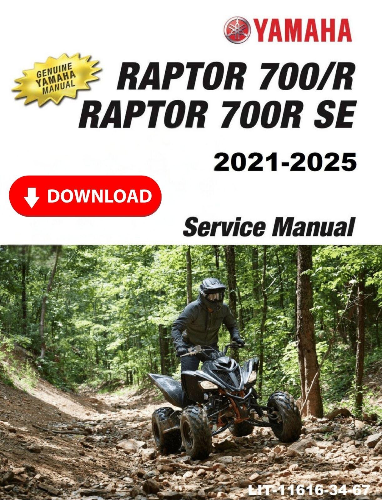 Yamaha 2024 Raptor 700R Service Manual