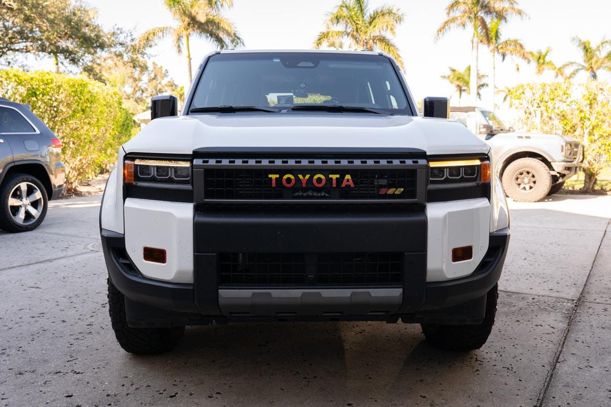 2024 Land Cruiser DRL Bar Overlay Decal Vinyl Sticker for Rectangular Headlights