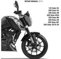 2015 KTM Duke 125 - 200 Service Repair Manual
