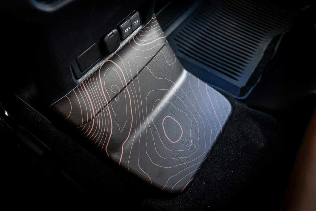 2024 Toyota Land Cruiser Topographic Rear Center Console Protection Overlays
