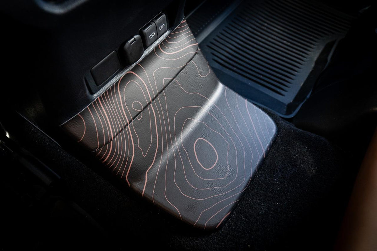 2024 Toyota Land Cruiser Topographic Rear Center Console Protection Overlays