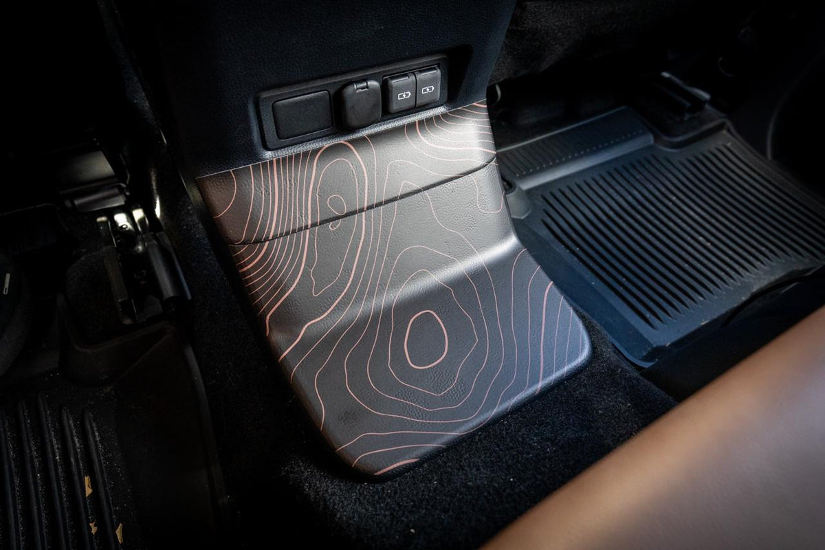 2024 Toyota Land Cruiser Topographic Rear Center Console Protection Overlays