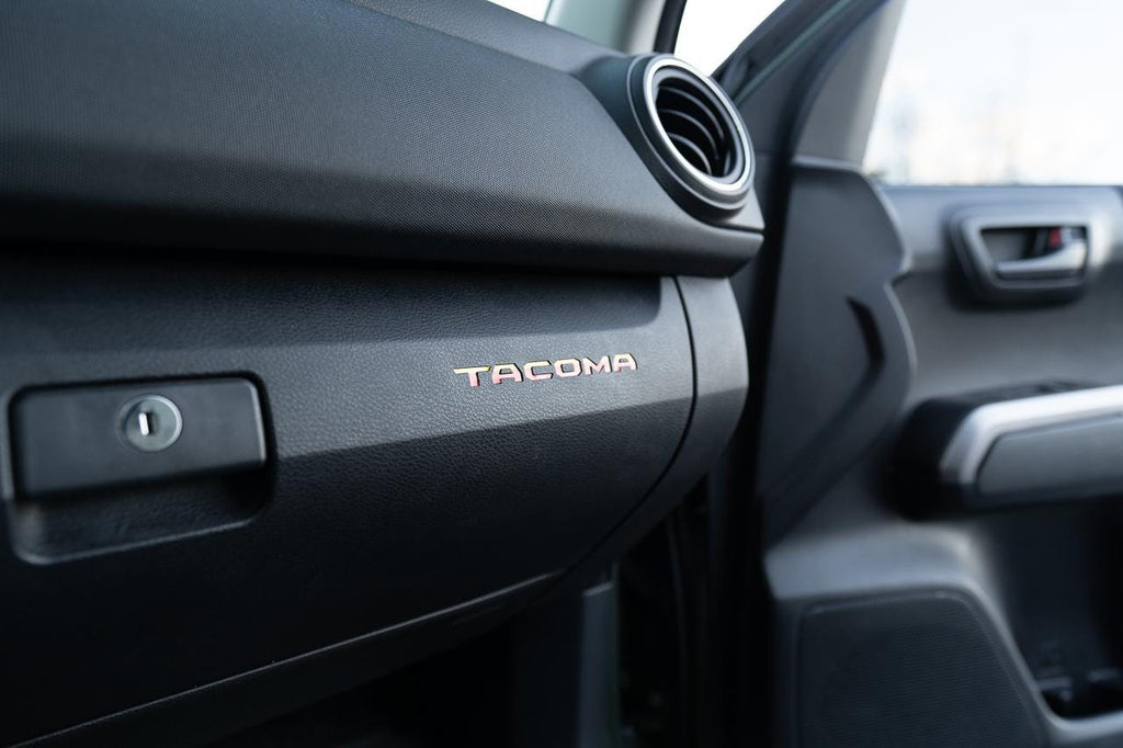 2016-2023 Toyota Tacoma Glovebox Overlays Vinyl Decal - 3rd Generation