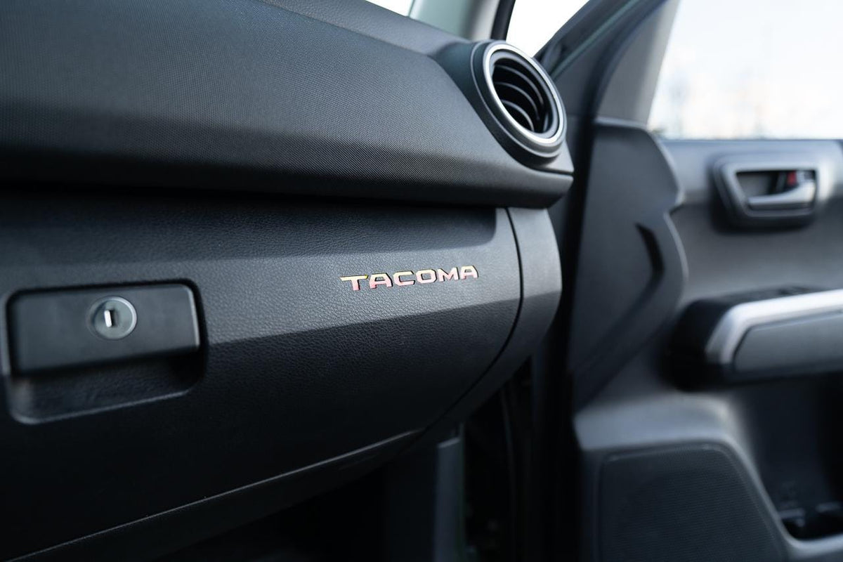 2016-2023 Toyota Tacoma Glovebox Overlays Vinyl Decal - 3rd Generation