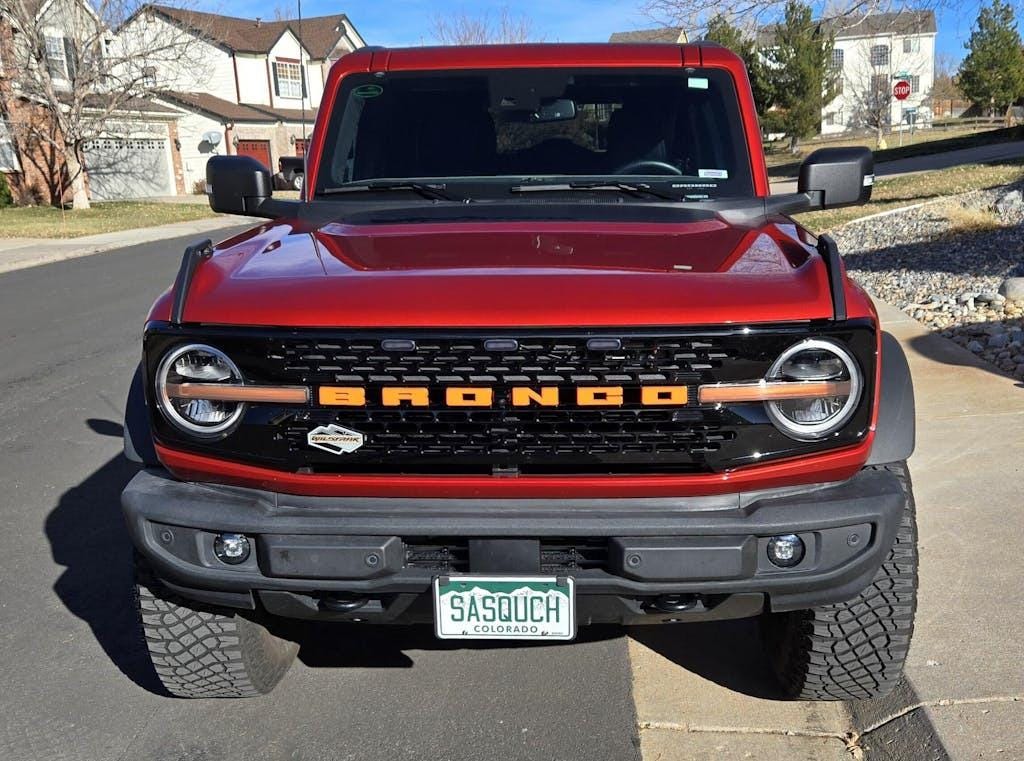 2021+ Bronco Deep Amber / Orange DRL Overlays Signature Headlights
