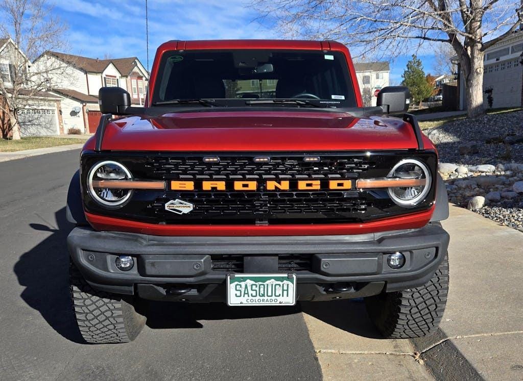 2021+ Bronco Deep Amber / Orange DRL Overlays Signature Headlights