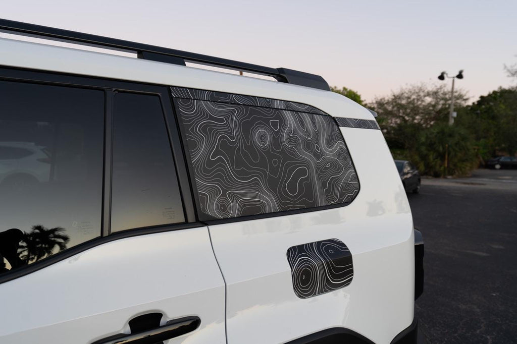 2024 Toyota Land Cruiser Topographic Trim Overlays - Rear