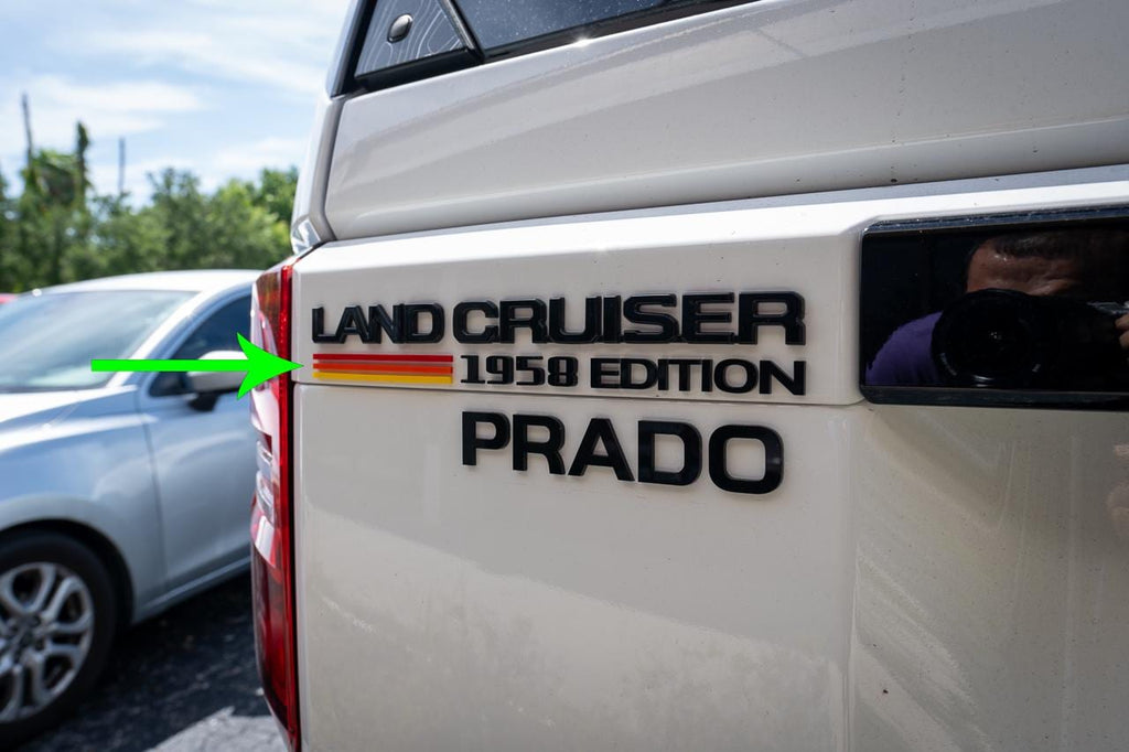 2024 Toyota Land Cruiser 1958 Edition Tailgate Emblem