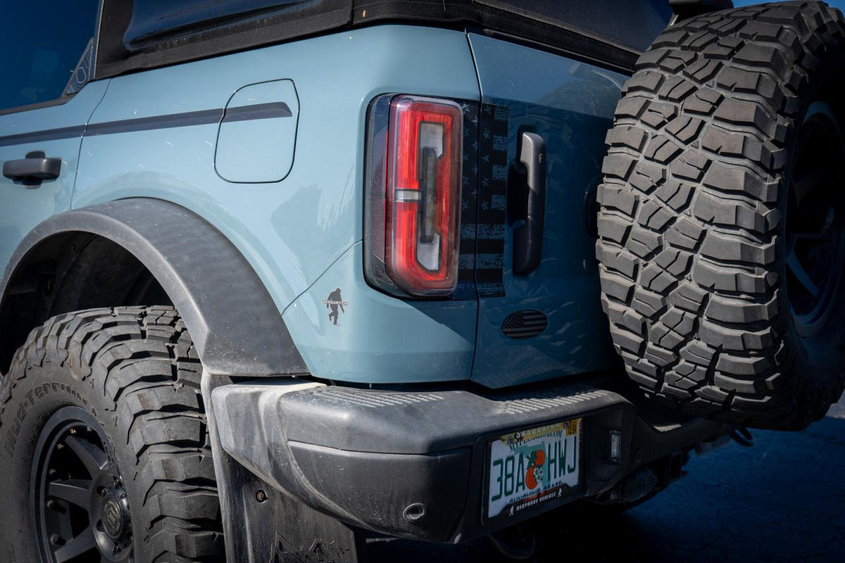 2021 Bronco Freedom American Flag Rear Oval Overlay 2022 2023 Also Fits Bronco Sport
