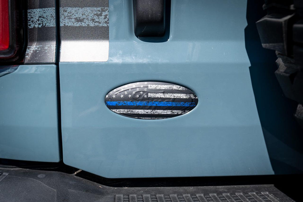 2021 Bronco Freedom American Flag Rear Oval Overlay 2022 2023 Also Fits Bronco Sport