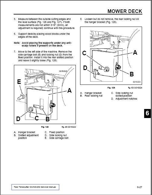 TORO TimeCutter Ss / MX / ZS Mower Service Repair Workshop Manual