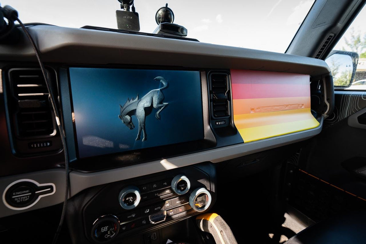 2021+ Bronco Sunset Dash Overlay Decals Stickers Graphics