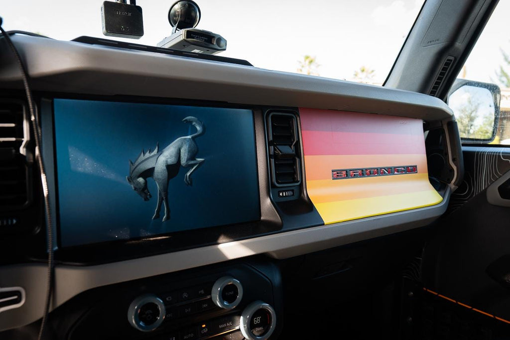 2021+ Bronco Sunset Dash Overlay Decals Stickers Graphics