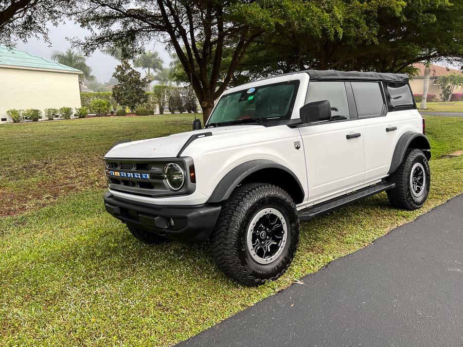 2021+ Bronco Smoked Front Sidemarker Overlays Decals Stickers