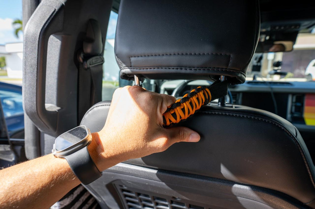 2021 Bronco Paracord Rear Headrest Grab Handles